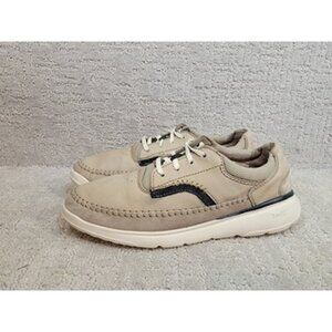 Clarks Gaskill Men's Size US 10M Nubuck Leather Gray Lace Up Sneakers 61423797